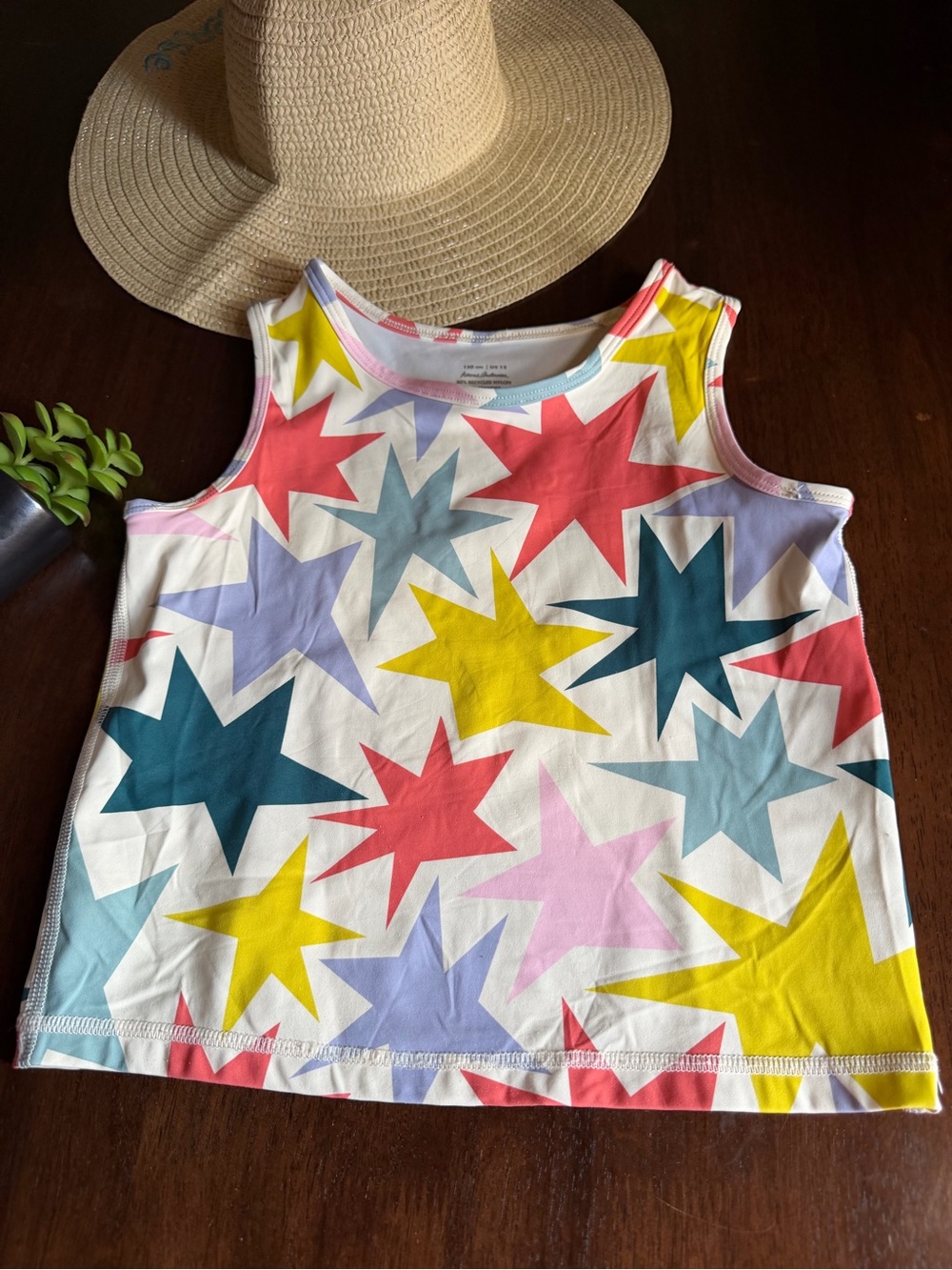 Hanna Andersson Starburst Star Print Tank Top Size- 12